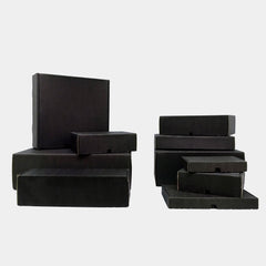 Faltschachtel Schwarz