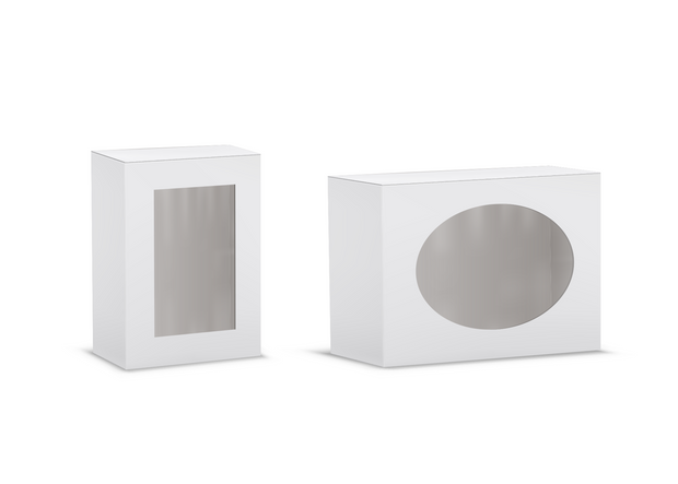 Faltschachtel mit Sichtfenster