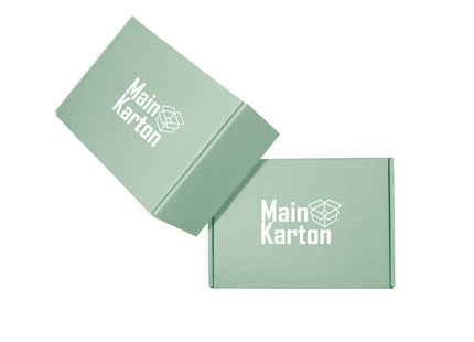 40 Stück Versandschachtel Grün P1 170x105x30mm RESTPOSTEN